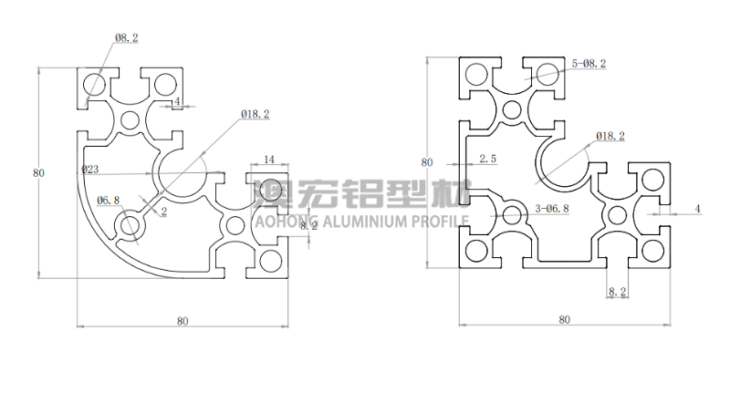 國標(biāo)工業(yè)鋁型材8840